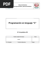 Programación en Lenguaje "C" Programación en Lenguaje "C" Programación en Lenguaje "C"