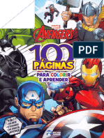 Resumo 100 Paginas para Colorir Disney Vingadores Jefferson Ferreira