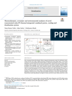 Thermodynamic Economic and Environmental Anallyses