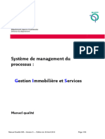 Manuel Qualité Du Processus Gestion Immobilière Et Services V5 Du 30-04-2010