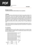 Predimensionamento Copertura Legno