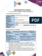 Guía de Actividades y Rúbrica de Evaluación - Tarea 4 - Reflexión