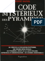 Bauval Robert Le Code Mysterieux Des Pyramides