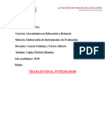 Trabajo Final de Instrumentos de Evaluacion - 2019