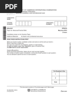 University of Cambridge International Examinations General Certificate of Education Advanced Subsidiary Level and Advanced Level