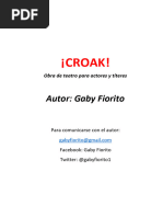 ¡CROAK! - Gaby Fiorito