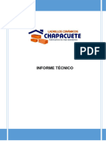 Informe Técnico - CHAPACUETE