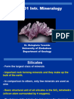 10 Silicates (My Lecture) - Handout