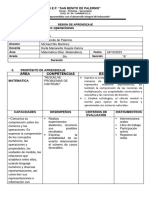 Sesion de Aprendizaje Cuatro Operaciones 5to Grado