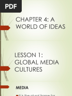 Chapter 4 Lesson 1 Global Media Cultures