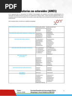 Lista de Medicamentos Anti Inflamatorios No Esteroides AINES