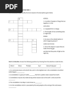 Worksheet Constellations 2