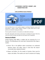 Managerial Economics-Chapter 3 - Markets and Markeet Structures