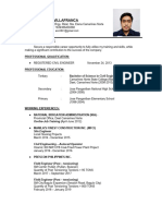 Alvin Villafranca - Updated CV