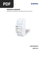 Eastron Europe Sdm230-Lorawan User Manual