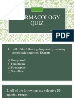 Pharmacology Quiz