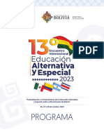 13° Encuentro Internacional de Educación Alternativa y Especial - 2023