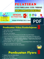 Pelatihan Pembuatan Video Pembelajaran, Flyer Dan Twibbonize