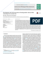 Development and Characterization of Biodegradable Chitosan Films Containung Two Essential Oils