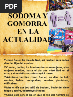 Sodoma y Gomorra en La Actualidad