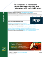 Functional Composites of Plasmas and Metamaterials - Flexible Waveguides, and Variable Attenuators With Controllable Phase Shift