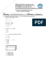 Soal SDN 41 Matematika