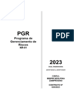 PGR - Programa de Gerenciamento de Riscos