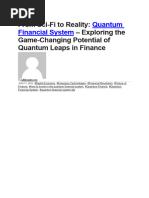 Quantum Financial System