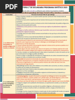 Dosificación Historia 1°