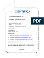 Informe 3 - Quimica Organica - Destilacion