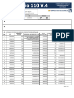 Formulario 110 V.4: Formulario para La Presentacion de Facturas