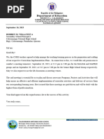 Request Letter For LAC Session