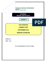 Life Sciences September 2023 Grade 11 MG Final Final