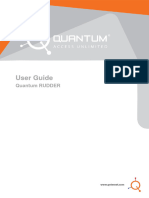 Quantum Networks Rudder User Guide