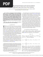 A Modal-Based Initial Estimate For The Newton Solution of Ill-Conditioned Large-Scale Power Flow Problems