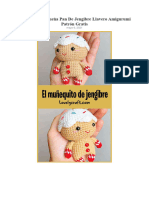 Paso A Paso Pequena Pan de Jengibre Llavero Amigurumi Patron Gratis