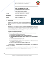 Informe de Convenio