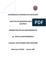 A2 Tipos de Mantenimientos