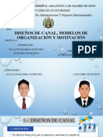 Diseños de Canal, Modelos de Organización y Motivación