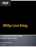 Cancer Bio Lecture 1