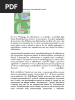 FRANCHI, Eglê. Pedagogia Do Alfabetizar Letrando Da Oralidade À Escrita. 9 Ed. São Paulo Cortez, 2012 (RESUMO)