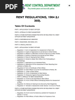 Ghana Rent Regulations 1964 LI 369.