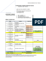 Lesson Plan & Scheme of Work CHM256 (20234)