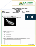 CP - GR4 - Science - Subjective Revision - Term 2