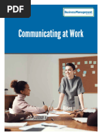 Communicating at Work