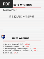 雅思写作讲座 (新航道) Lesson 4