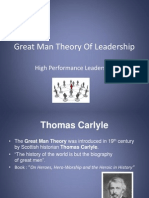 Great Man Theory of Leadership