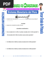 Sistema Monetario Del Peru para Tercero de Primaria