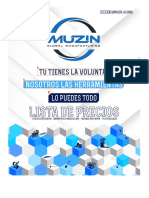 Lista de Precios Muzin 13-09-2023