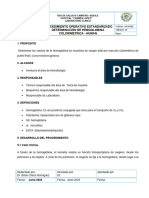 Poe-4 Hemoglobina Clorimetrica